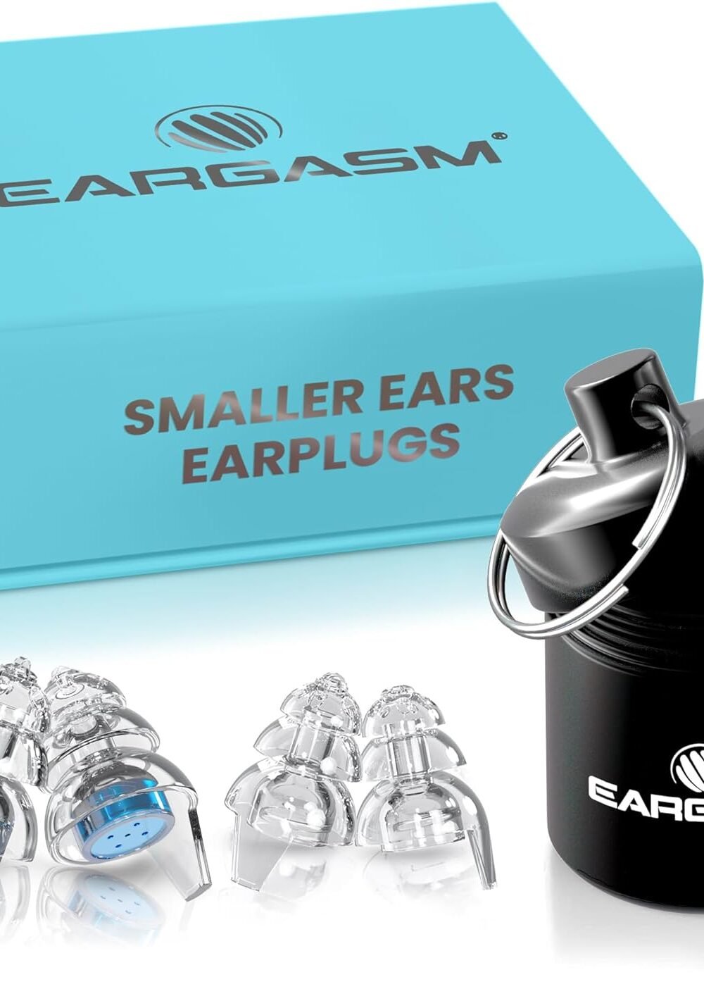 Eargasm Earplugs Smaller Ears - Blue Noise Reduction - Image 2