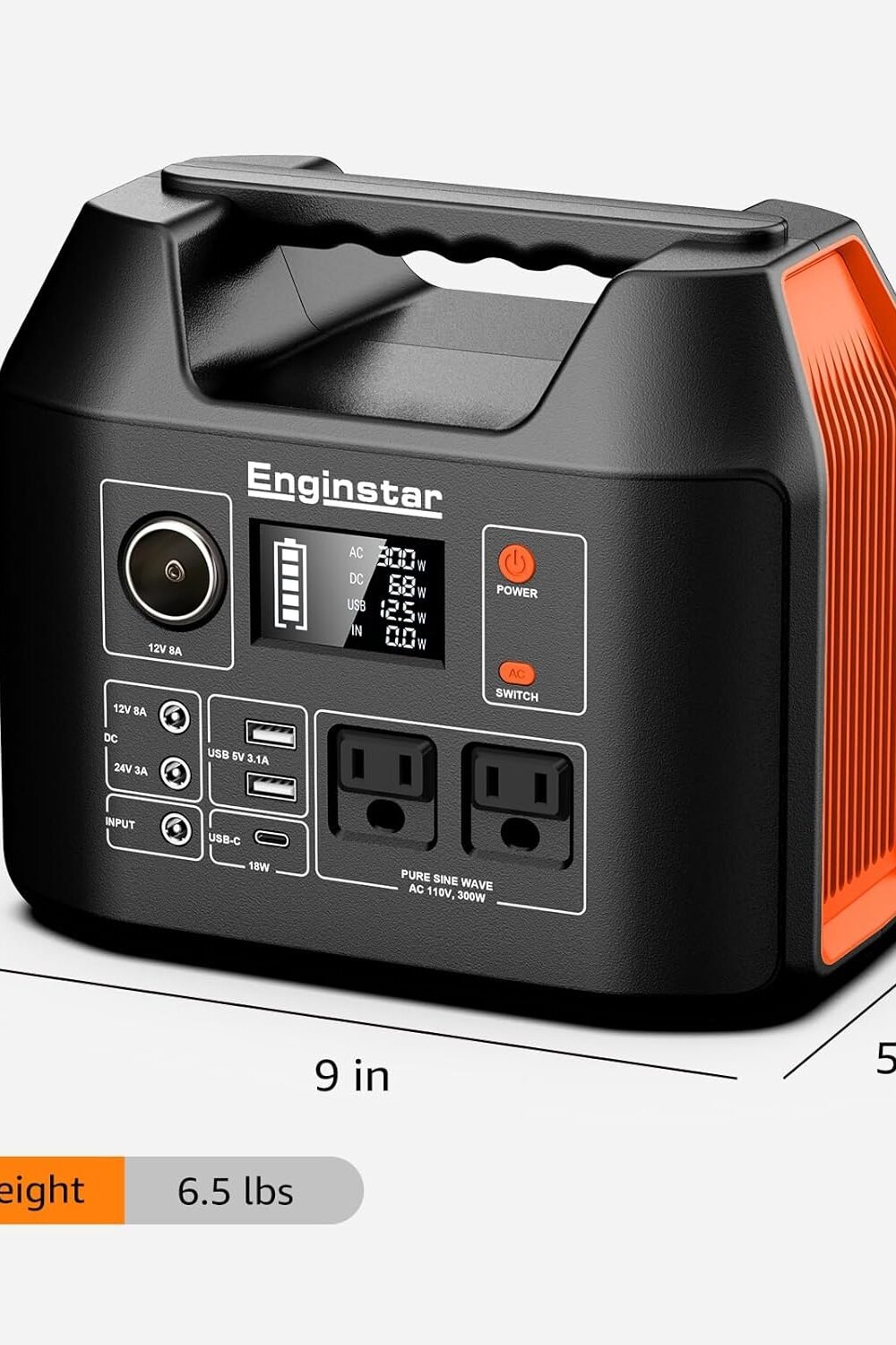 Engstar Portable Power Station - Wh Battery Backup - Image 2