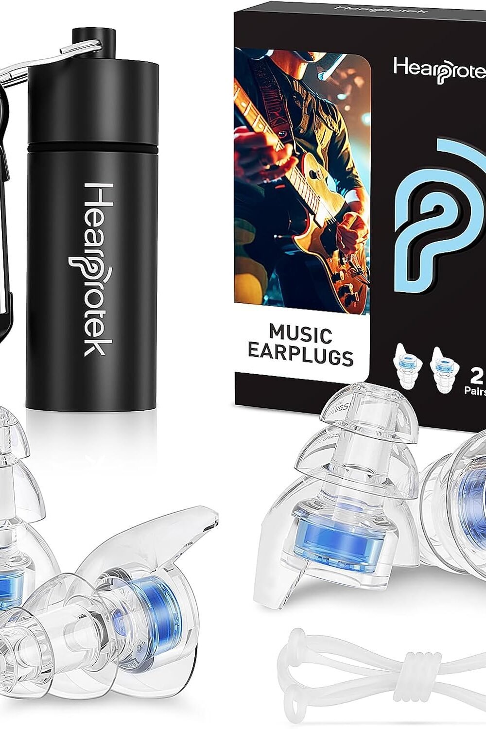 Hearprotek Concert Ear Plugs - Reusable Noise Reduction - Image 2