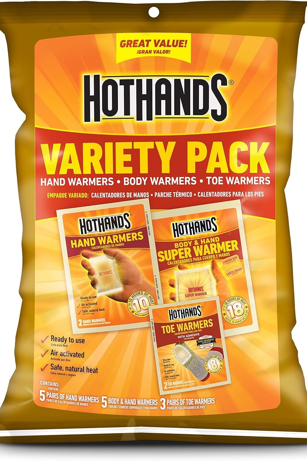 Hothands Hand Body Warmer Variety Pack - Image 2