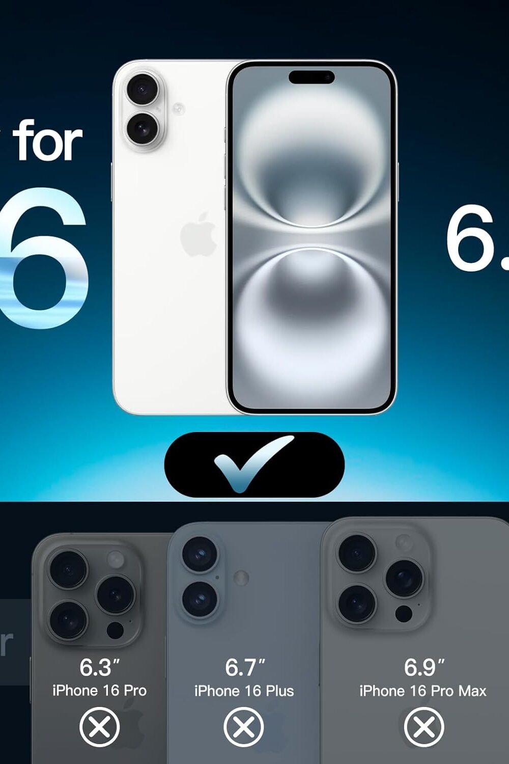 Jetech Iphone Tempered Glass Screen Protecr - Pack - Image 2