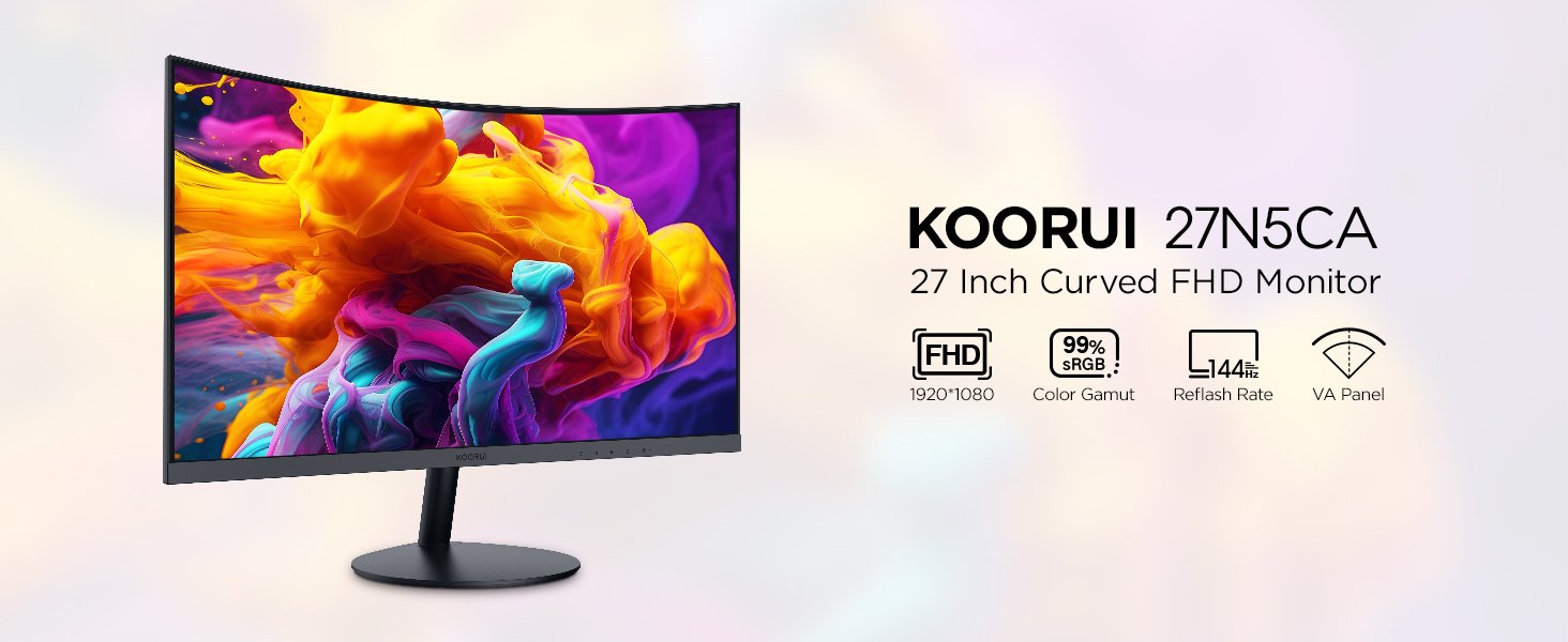 Koorui 27 Inch Curved Monitor