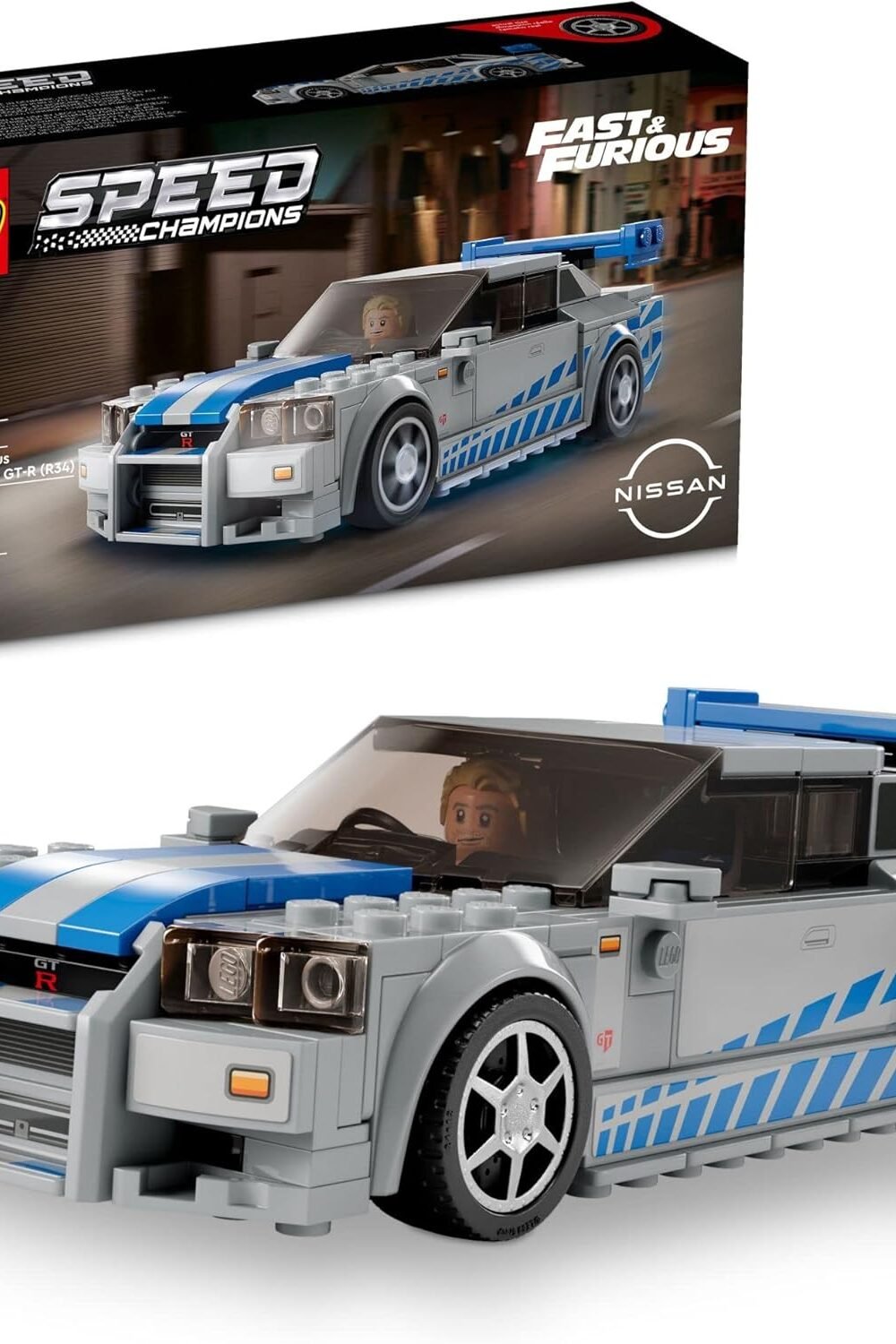Lego Speed Champions Nissan Gt-R Race Car Set - Image 2