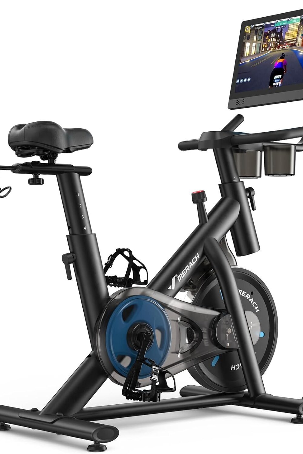 Low Noise Indoor Exercise Bike With Tablet Mount - Image 2