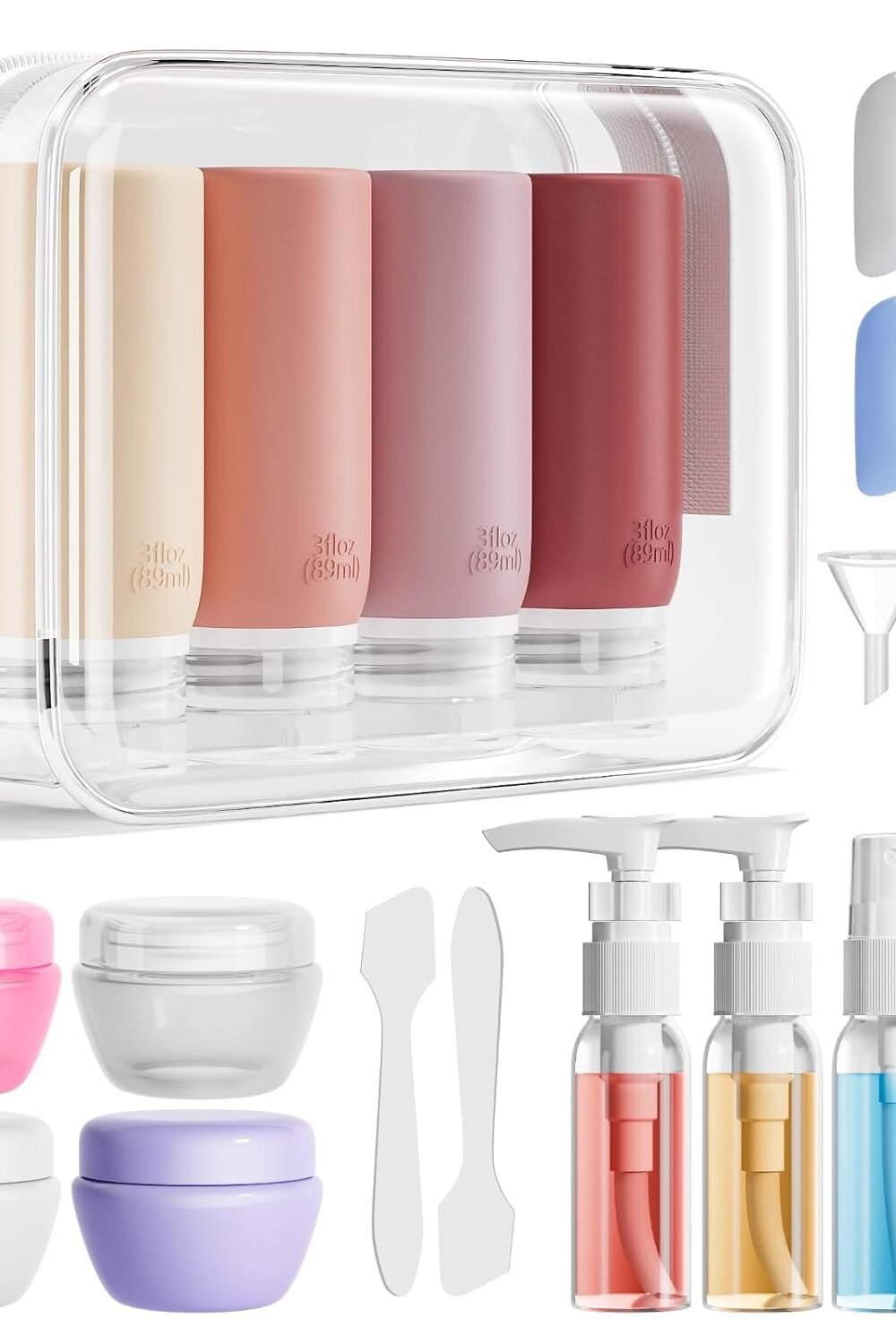 Leak-Proof Avel Size Silicone Iletry Bottles Set - Image 2