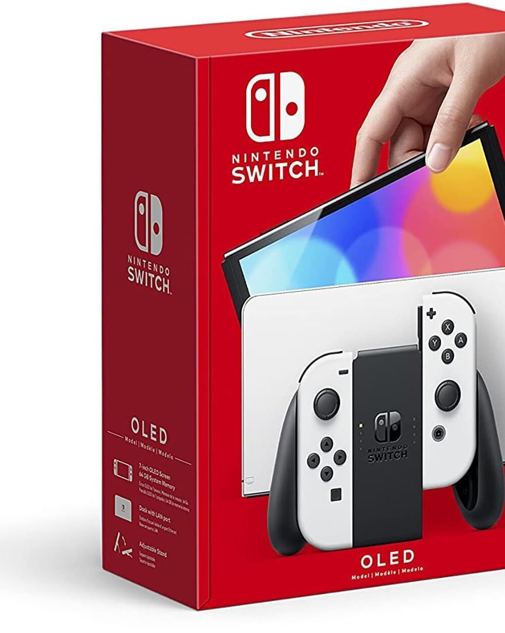 Ntendo Switch OLED with White Joy-Con - Renewed 2 Ntendo Switch Oled With White Joy-Con - Renewed - Image 2