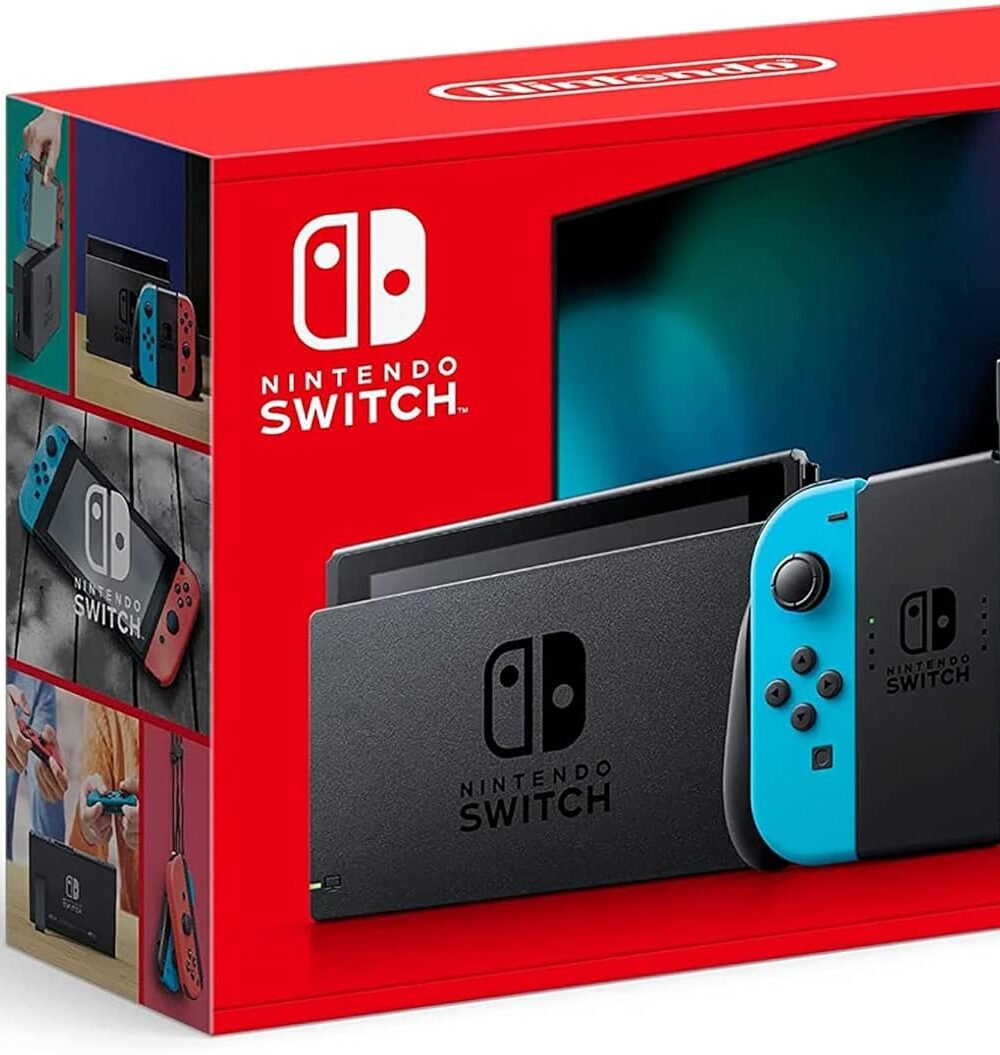 Ntendo Switch Neon Blue Red Console - Image 2
