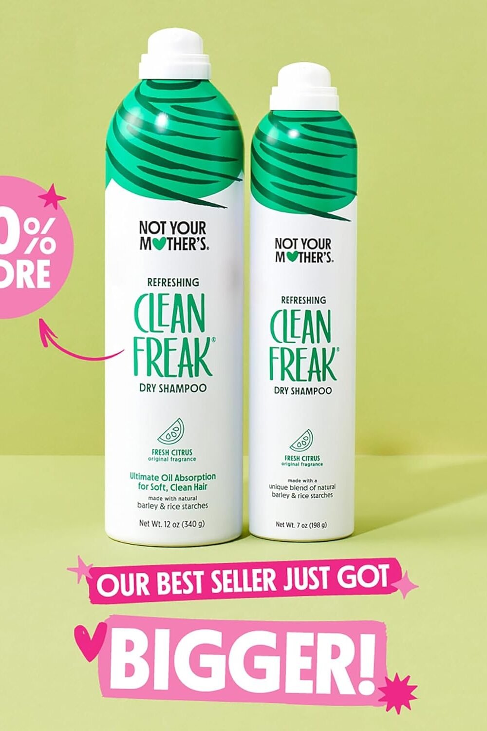 Not Your Mother'S Jumbo Dry Shampoo Value Pack 2-Pack 12 Oz - Image 2