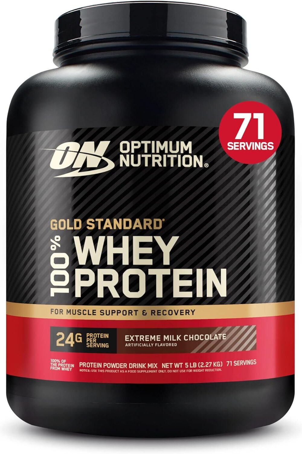 Optimum Nutrition Gold Standard Whey Prote - Extreme Chocola - Image 2