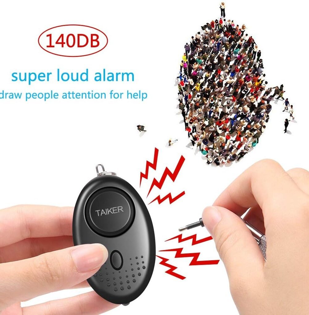 Personal Larm Keycha With Led Light Women And Kids - Image 2