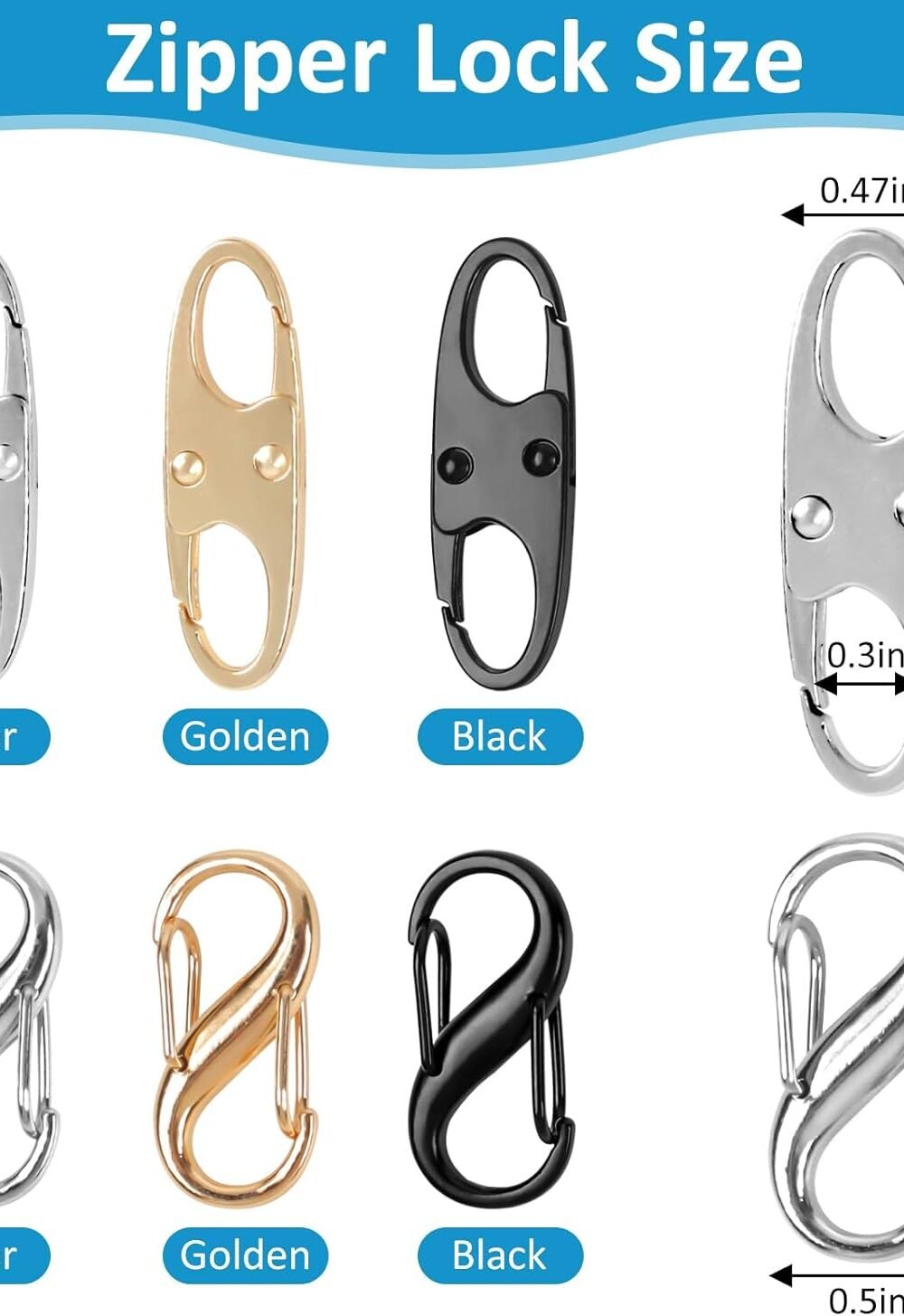 Phus Lock Combo Nti-Theft Clips Luggage Bags - Image 2