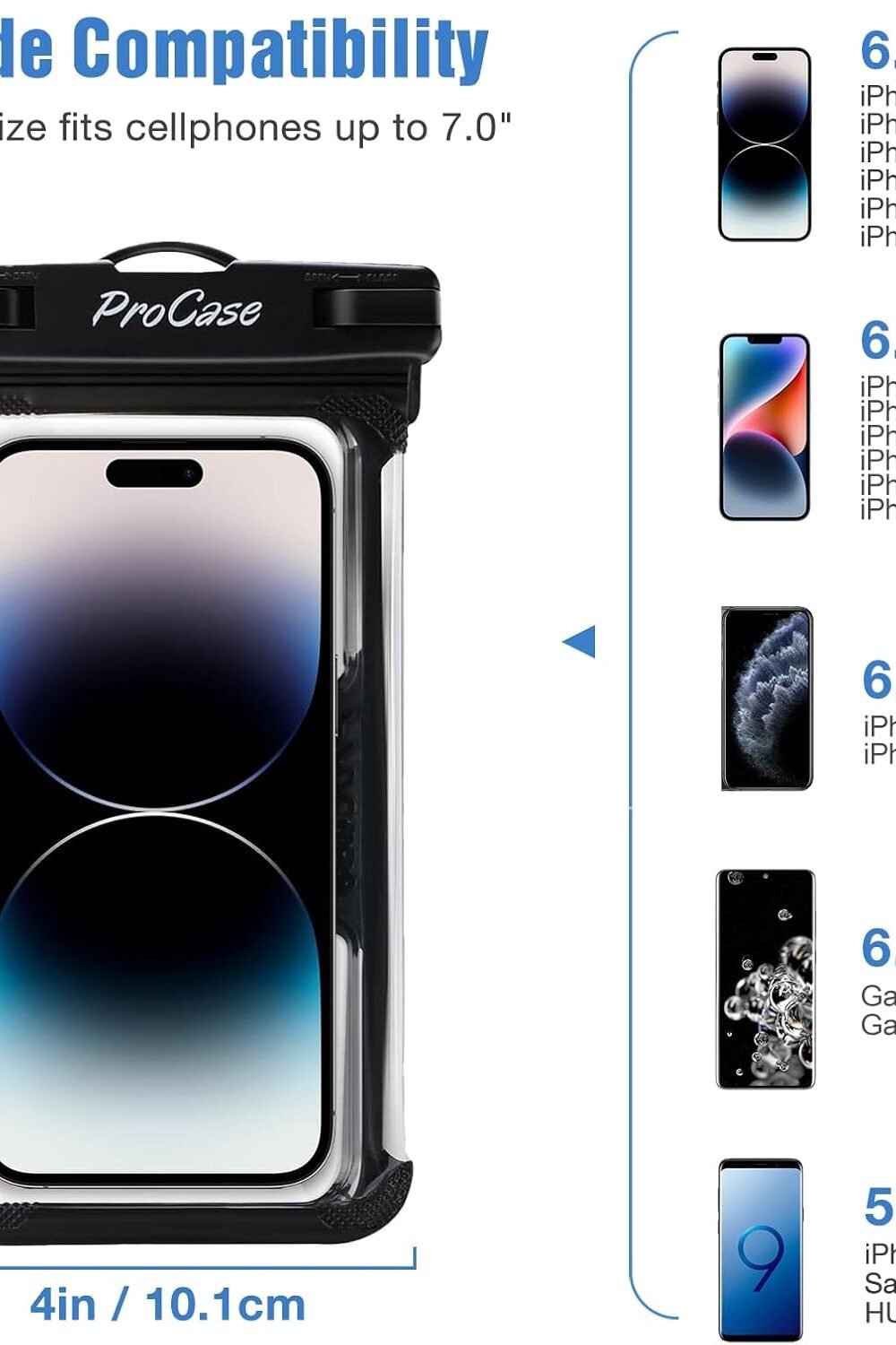 Procase Waterproof Phone Pouch - Underwater Case Iphone Gala - Image 2