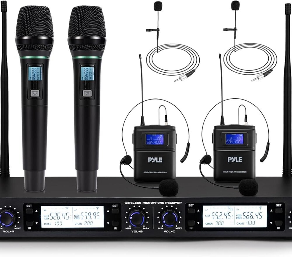 Pyle Uhf Wireless Microphone System - Mics - Image 2