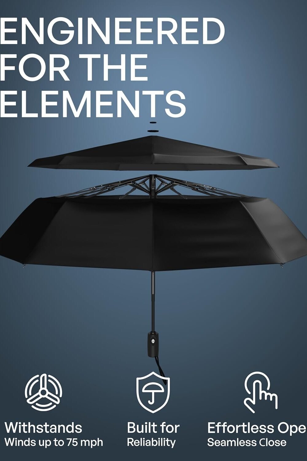 Repel Windproof Compact Umbrella - Durable &Amp; Portable - Image 2