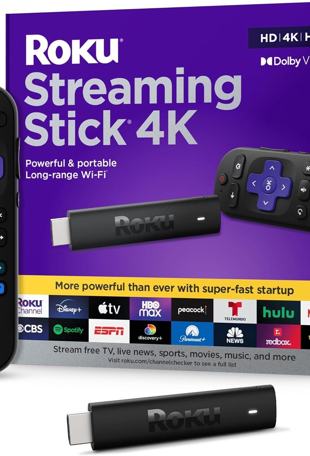 Roku Streamg Stick K - Hdr Dolby Vision With Voice Remote - Image 2