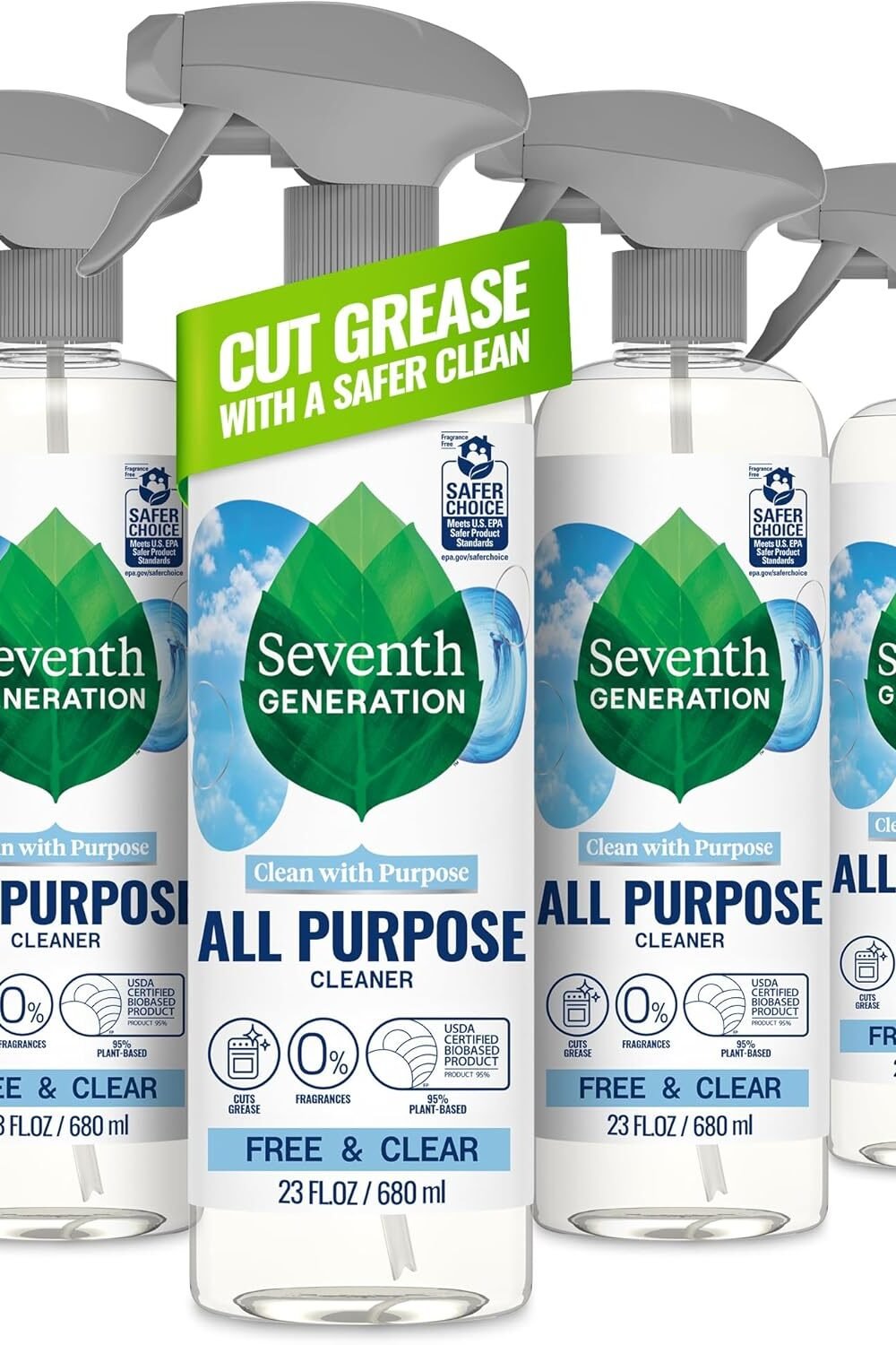 Seventh Generation ll-Purpose Cleaner, Free Clear 2 Seventh Generation Ll-Purpose Cleaner, Free Clear - Image 2