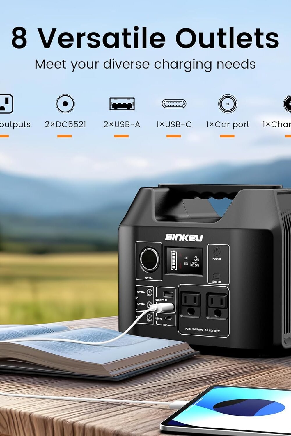 Skeu Portable Power Station - Lifepo Battery Backup - Image 2