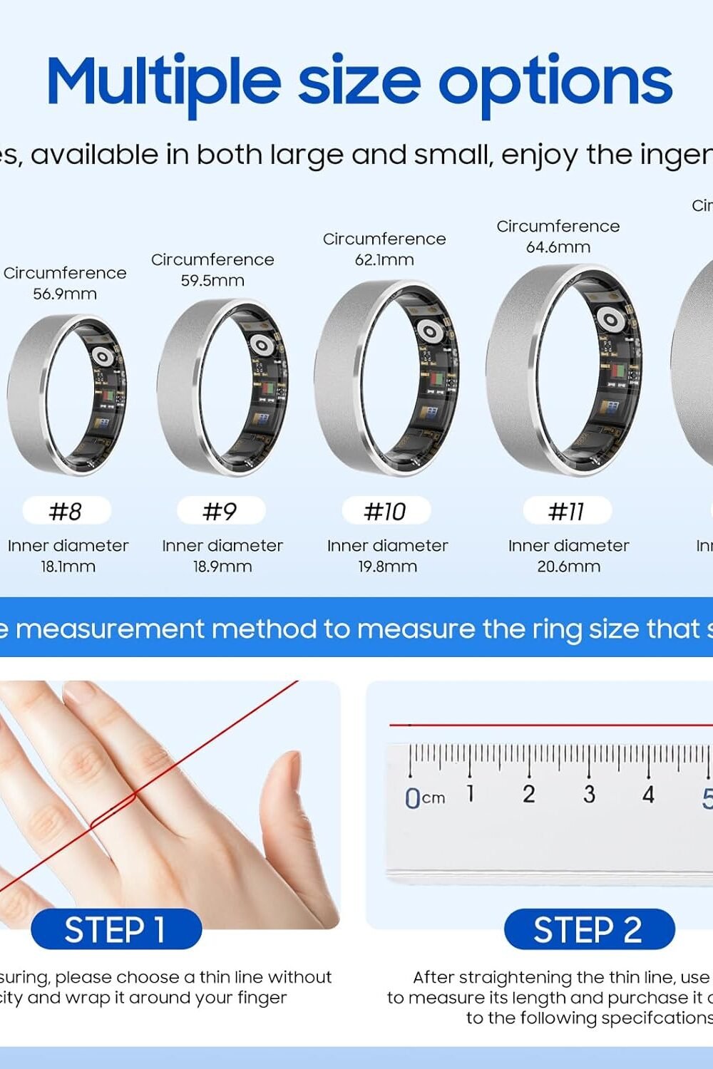 Smart Health Rg: Stress Sleep Monir, Waterproof Fitness Acke - Image 2