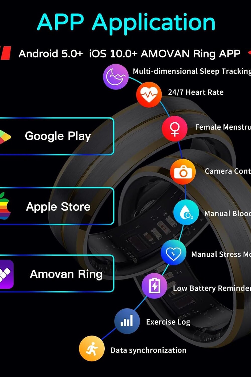 Tungsten Steel Fitness Acker Men Women - Image 2