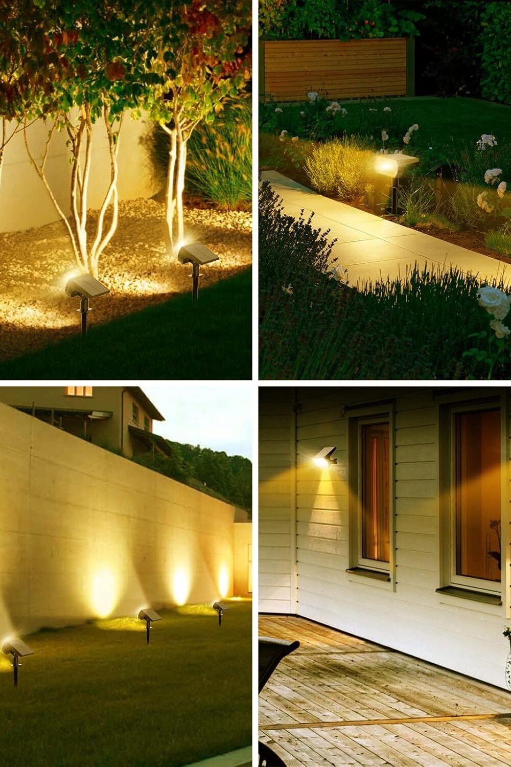 Waterproof Solar Spot Lights Outdoor Pack - Led Garden Light - Image 2