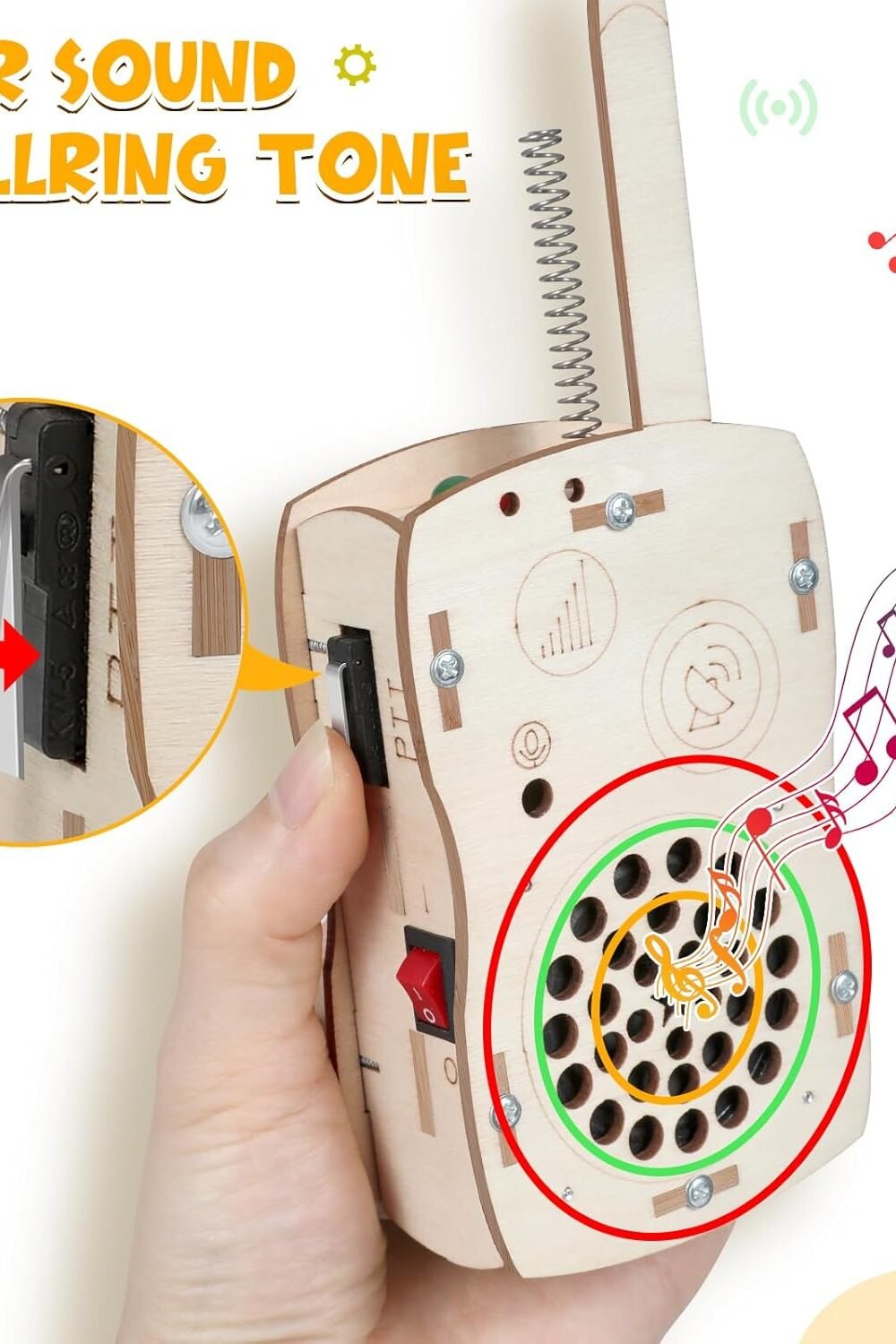 Diy Electronics Walkie Talkies Science Kit Kids - Image 2