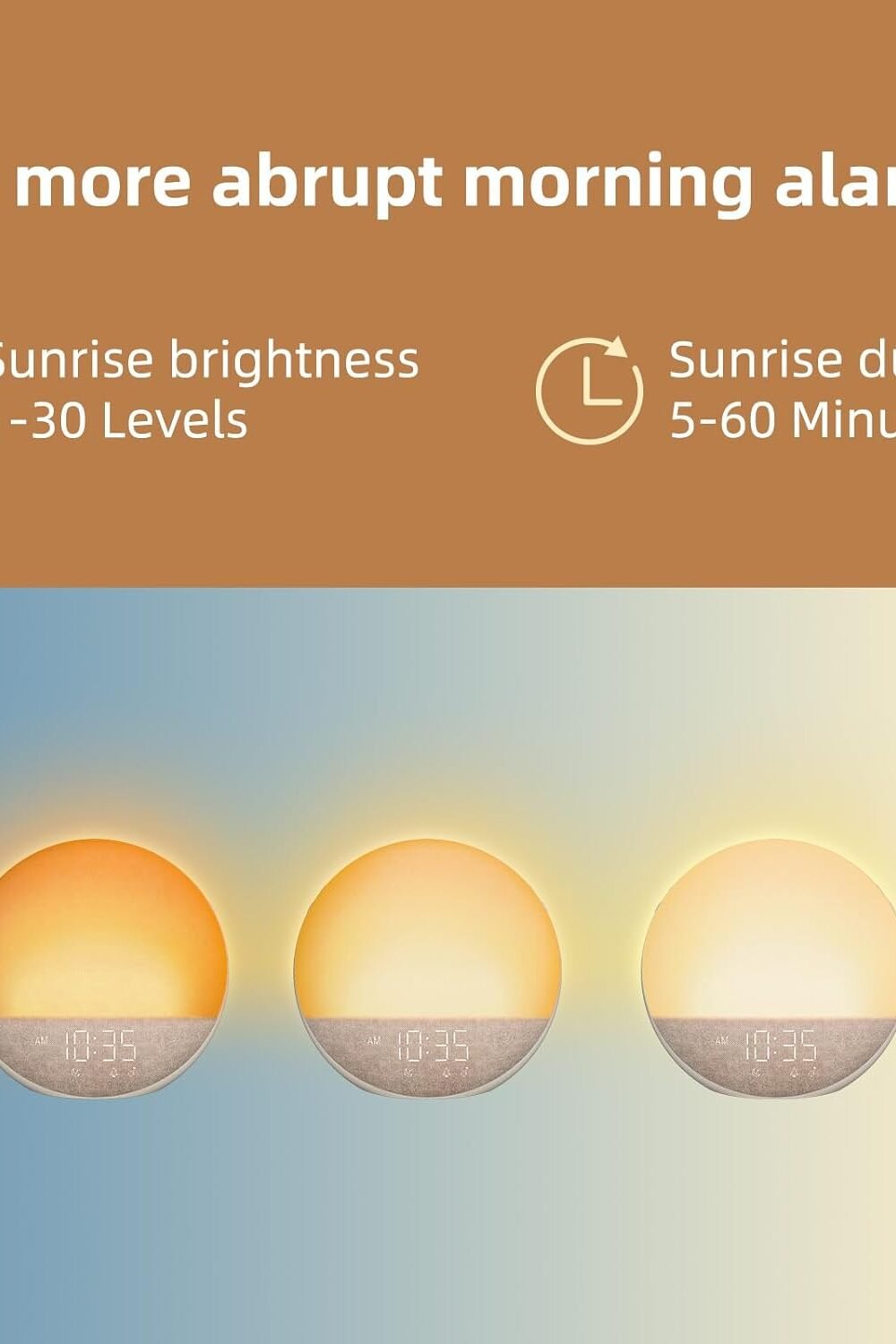 Sunrise Larm Clock With White Noise Blueoth Speaker - Image 2