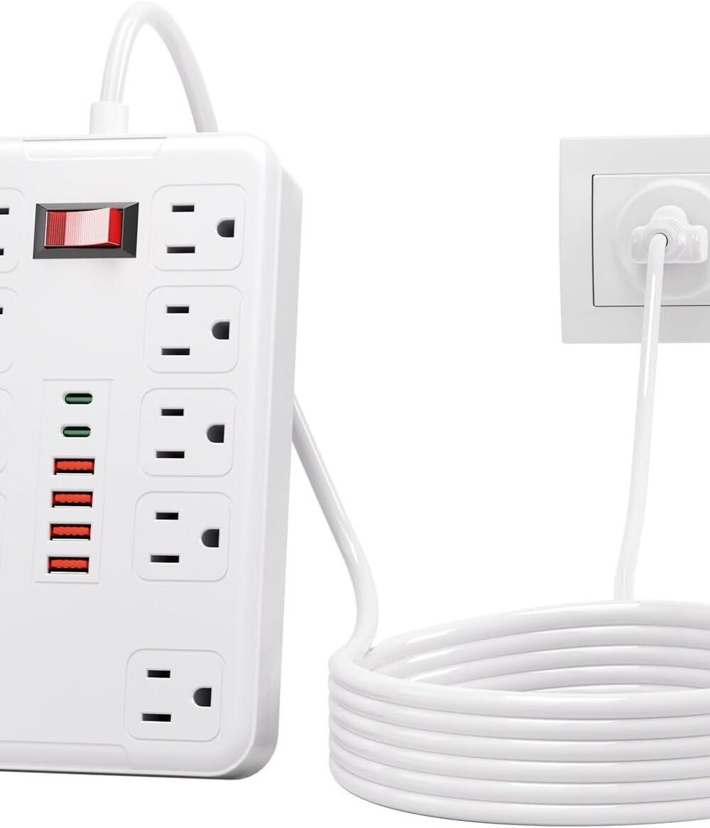 Surge Protecr Power Strip With Usb-C Charger - Image 2