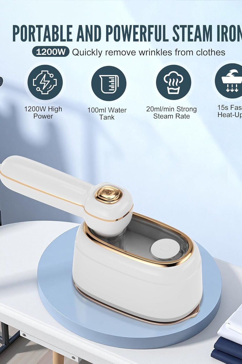 Vel Handheld Clothes Steamer Iron - Image 2