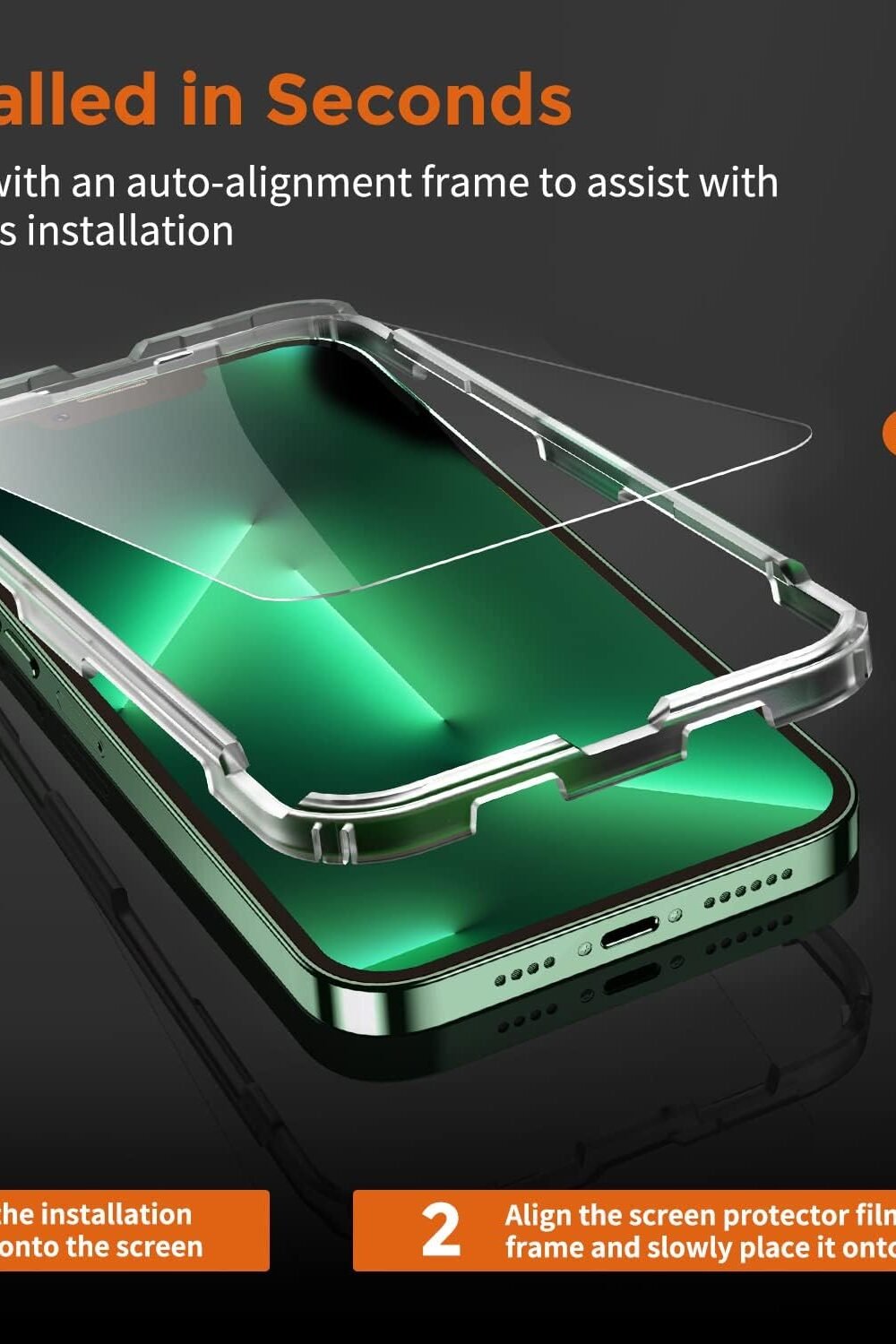 Unbrekcable Iphone Pro Max Tempered Glass Screen Protecr - Image 2