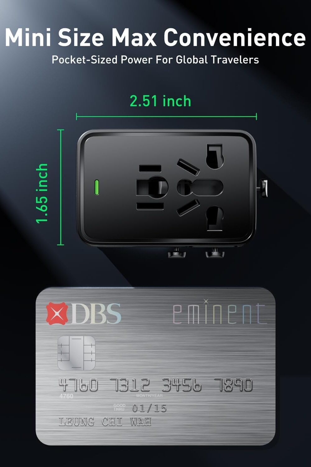 Universal Gan Avel Charger With Usb-C Usb Ports - Image 2