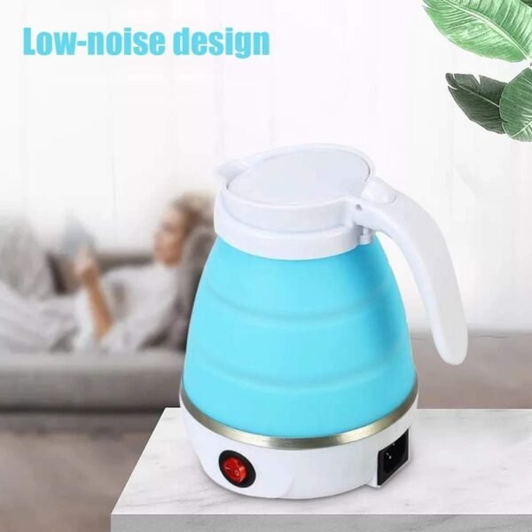 Portable Foldable Electric Kettle - Blue 2 Portable Foldable Electric Kettle - Blue - Image 2