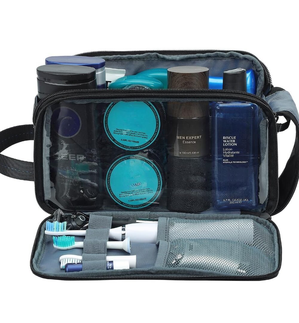 Zeemo Men'S Water-Resistant Dopp Kit - Versatile Iletry Orga - Image 2