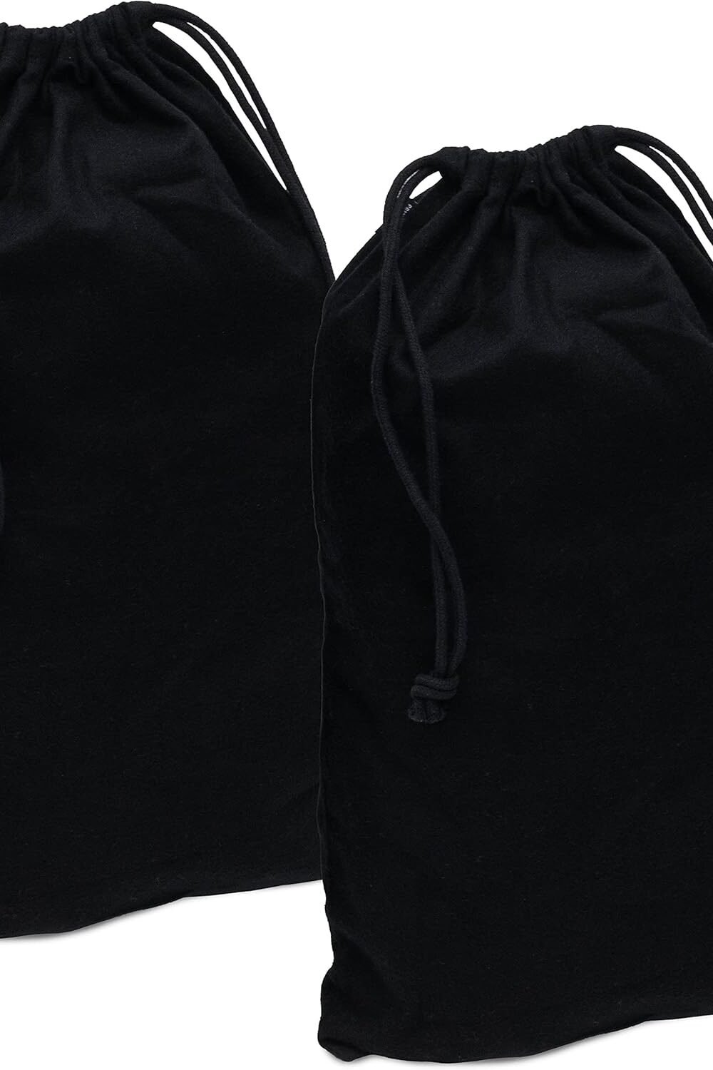 Black Flannel Boot Srage Bags - Washable Breathable - Image 2