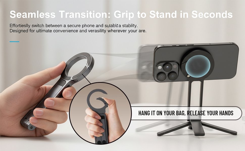 Magnetic Phone Stand Selfie Stick - Mi Pocket 565