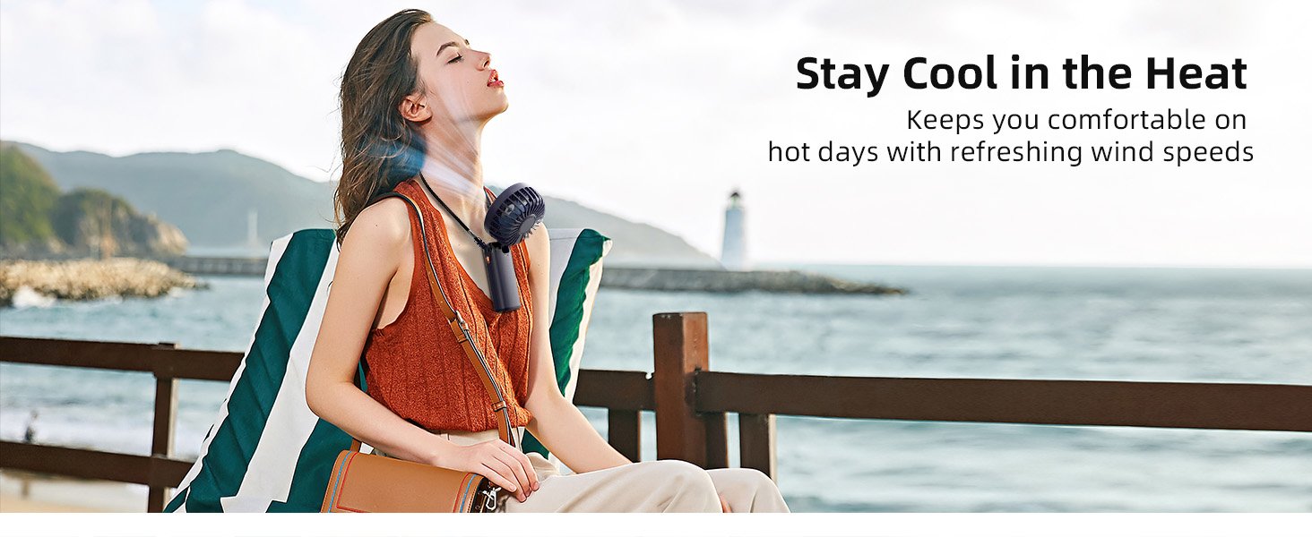 Koonie Portable Handheld Fan - Rechargeable djustable 538