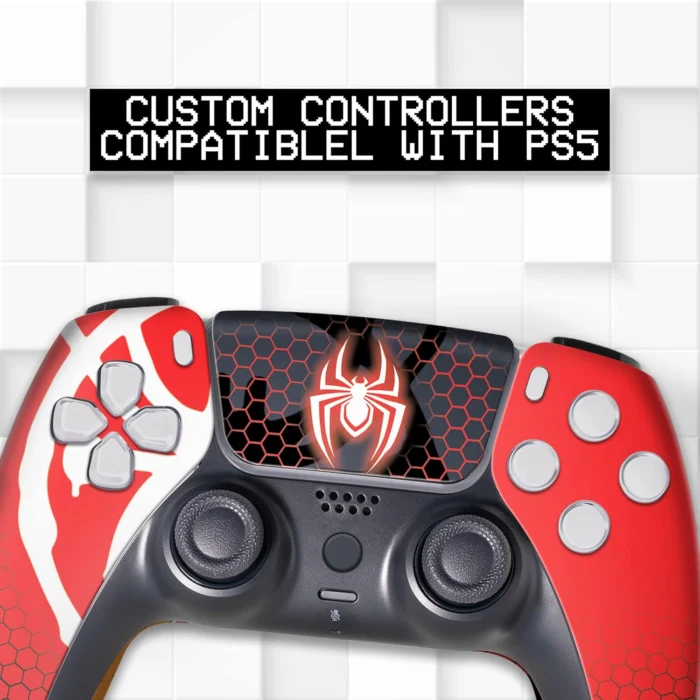 Cusmized Wireless PS Controller - Spider-Man Morales 2 Cusmized Wireless Ps Controller 8211 Spider-Man