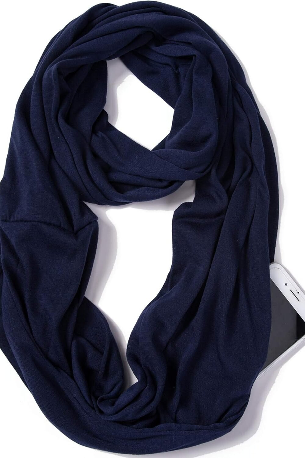 Lightweight Infity Loop Scarf With Hidden Pocket - Image 2
