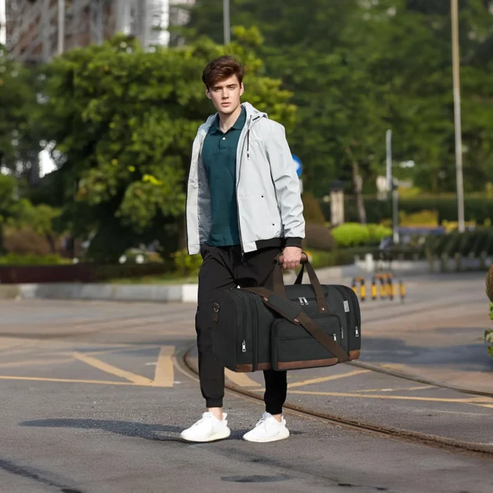 Expandable Canvas Duffle Bag avel 3 Expandable Canvas Duffle Bag Avel