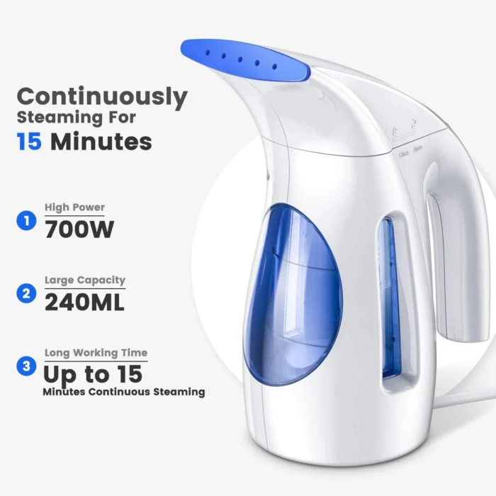 HiLIFE Portable Handheld Clothes Steamer - W Quick Wrkle Rem 2 Hilife Portable Handheld Clothes Steamer 8211