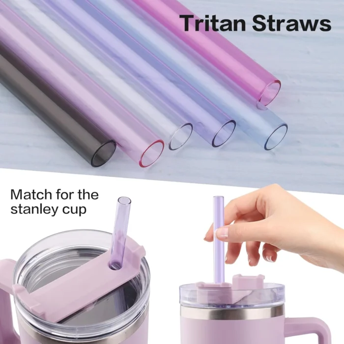 Joshey Replacement Straws Stanley Tumblers - Pack 3 Joshey 12 Inch Tritan Replacement Straws
