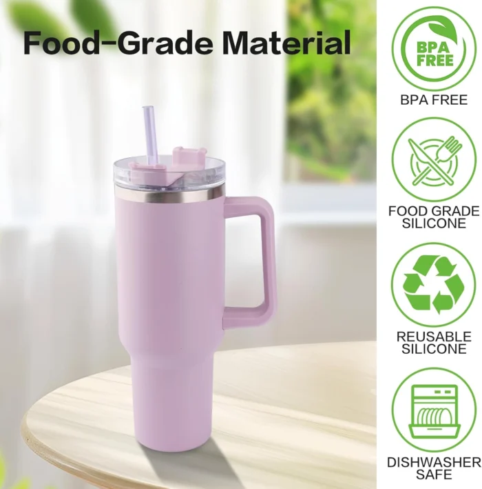 Joshey Replacement Straws Stanley Tumblers - Pack 7 Joshey 12 Inch Tritan Replacement Straws