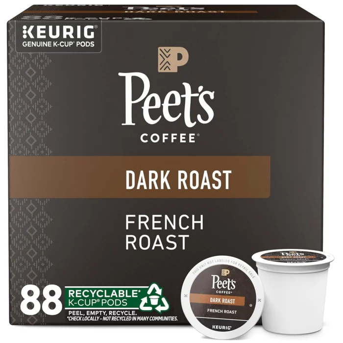 Peet's Dark Roast French Roast K-Cup Pods 2 Peet8217S Dark Roast French Roast K-Cup