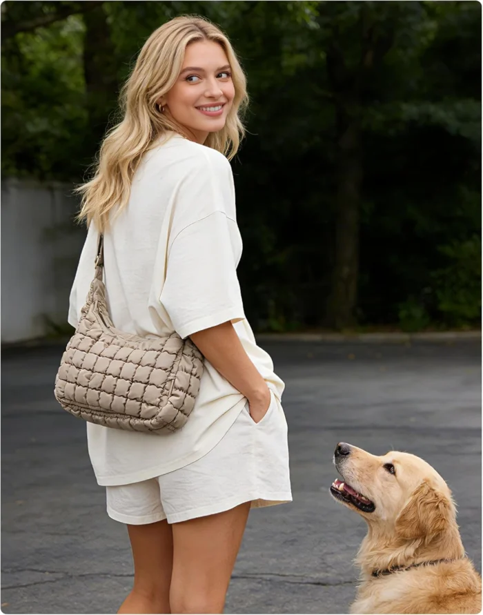 Quilted Crossbody Hobo Bag Women 2 Quilted Crossbody Hobo Bag Women