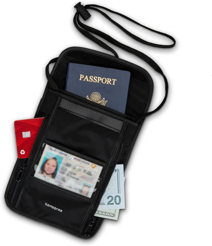 Samsonite RFID Neck Pouch - Lightweight Protection 3 Samsonite Rfid Neck Pouch 8211 Lightweight