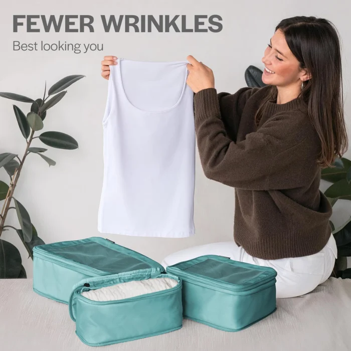 Teal Compression Packg Cubes - avel Organizer Bags 5 Teal Compression Packg Cubes 8211 Avel